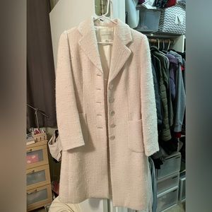 Banana Republic cream colored coat